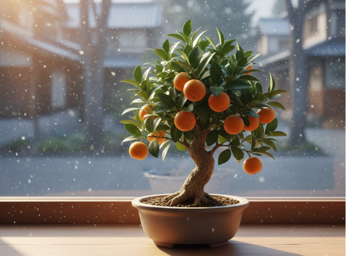 室内管理の盆栽