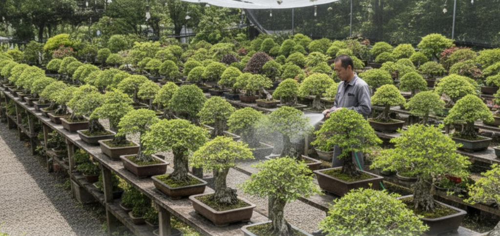 たっぷりの水やり