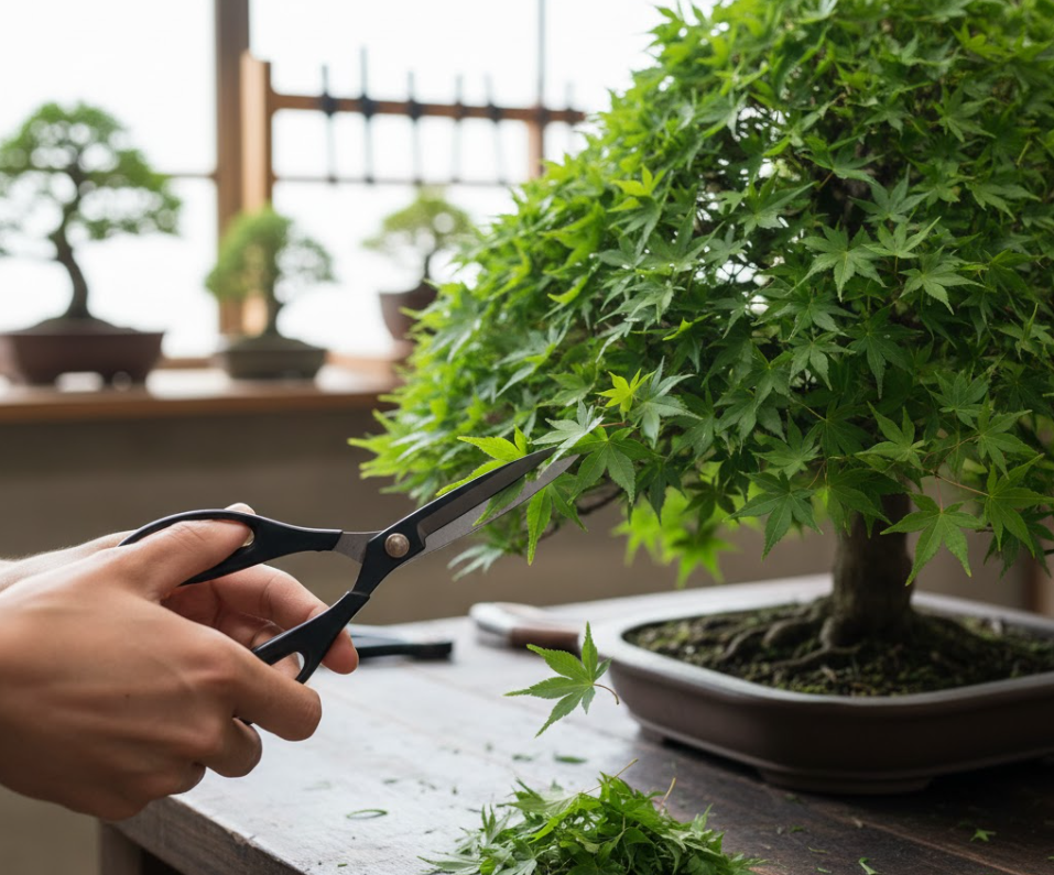 モミジの葉透かし