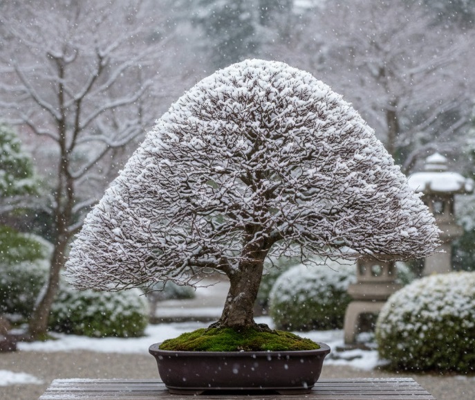 美しい寒樹の姿
