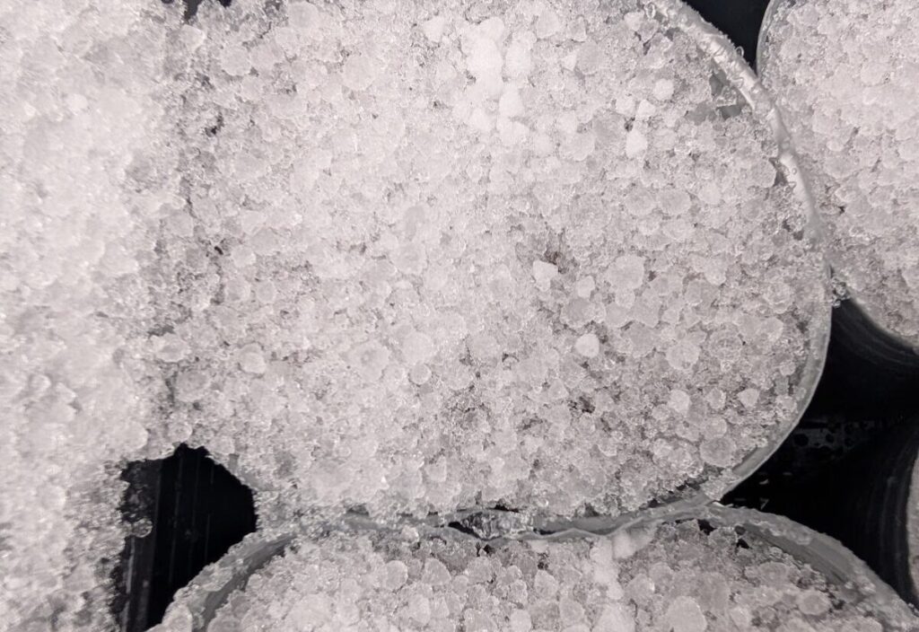 たんまりと積もった雪?氷?