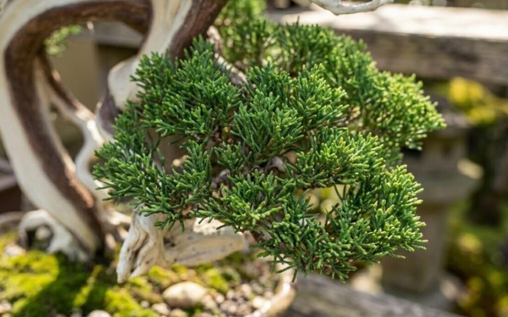 細かくて鮮やかな葉