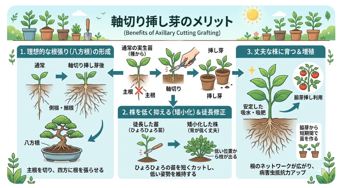 軸切り挿し芽