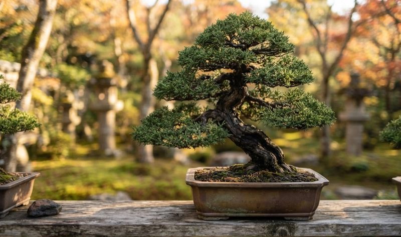 真柏の10月